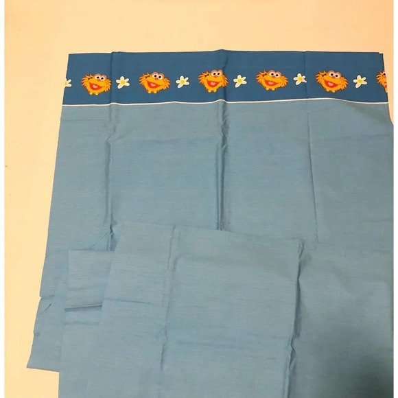 2006 Sesame Street Workshop Muppets Zoe Twin Flat Sheet and 2 Pillowcases - Picture 2 of 16